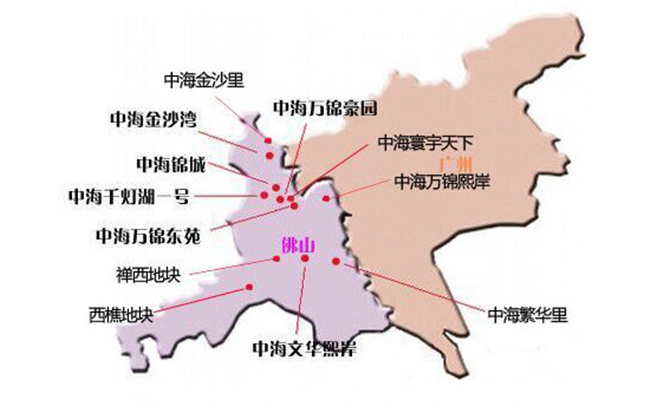 中海重返禅城 8.5亿获禅西逾9万方临江地块